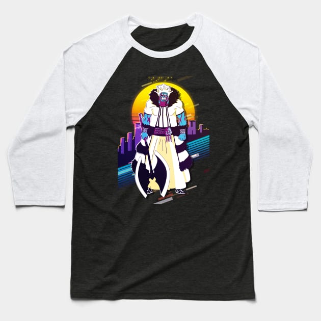 Baraggan Louisenbairn - Bleach Baseball T-Shirt by 80sRetro